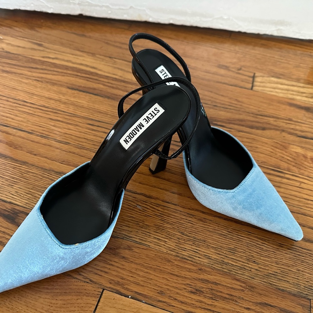 Steve Madden Drew Velvet Slingback - Picture 1 of 5